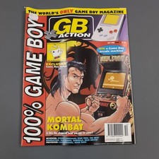 GB Action Game Boy Nintendo Magazine Mortal Kombat edição 17 de outubro de 1993 Reino Unido anos 90 comprar usado  Enviando para Brazil