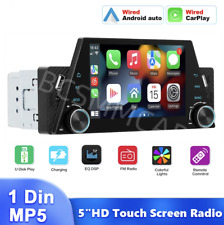 MP5 player estéreo para carro 1 DIN 5" CarPlay Android auto Bluetooth rádio espelho link comprar usado  Enviando para Brazil
