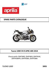 Aprilia parts manual for sale  Lexington