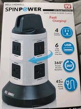 BELL+HOWELL 4 tomas 6 USB Spin Power - La mejor estación de carga inteligente segunda mano  Embacar hacia Mexico