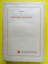 François maynard poésies d'occasion  Jegun