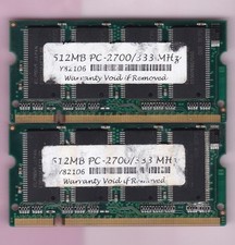 1gb 2x512mb 2700s for sale  Atlanta