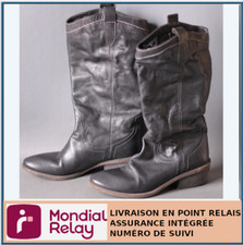 Paire bottes cuir d'occasion  Nantes-