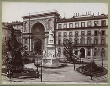 Italie, Milan, Piazza della Scala, ca.1880, tirage vintage Tirage vintage, légen comprar usado  Enviando para Brazil