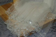 Tier ivory sequins for sale  Post Falls