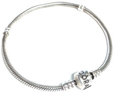Autêntica pulseira de prata esterlina Pandora Moments 7,9" 590702HV-20 comprar usado  Enviando para Brazil