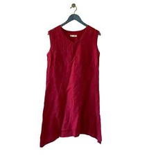 Mini vestido swing BRYN WALKER rosa quente sem mangas Lagenlook pequeno, usado comprar usado  Enviando para Brazil