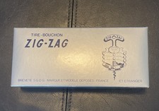 Abridor de vinho vintage em ziguezague, com caixa original e instruções. Tudo em francês comprar usado  Enviando para Brazil