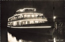Postcard zurich steamer for sale  BROXBOURNE