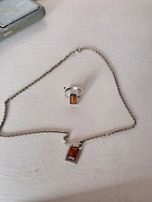 Parure collier bague d'occasion  France