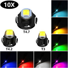 10x T3/T4.2/T4.7 LED Wedge Armaturenbrett Auto Glühbirne Instrumentenlicht 12V comprar usado  Enviando para Brazil