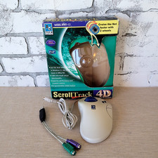 Mouse grande trackball A4 Tech WWT-13 ScrollTrack 4D testado, usado comprar usado  Enviando para Brazil
