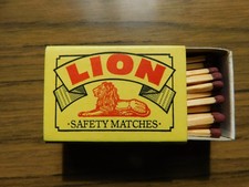 Lion safety matches for sale  RADSTOCK