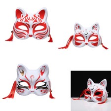 Máscara de raposa feminina para meninas nova cosplay adereços capa facial respirável para pele comprar usado  Enviando para Brazil