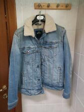 Giacca sherpa jeans usato  Monghidoro