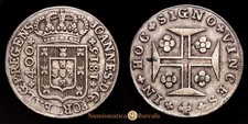 Usado,  Portugal - Juan Príncipe regente 400 Reis (13,84g) 1815 Lisboa K-331 MBC comprar usado  Enviando para Brazil