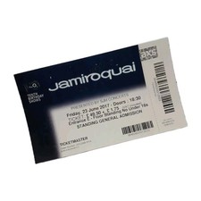 Jamiroquai tickets memorabilia for sale  BIRMINGHAM