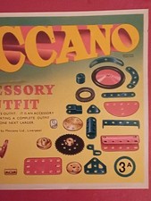 Meccano accessory outfit for sale  KNARESBOROUGH