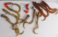 LOTE GRANDE 12 CABEÇAS DE GABARITO MARROM GLITTER CURLTAIL TWISTER TAIL GRUB 7 2,5 OZ EXCELENTE ESTADO USADO comprar usado  Enviando para Brazil