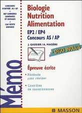 Biologie nutrition alimentatio d'occasion  France
