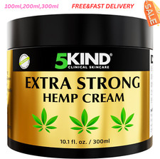 Creme de cânhamo extra forte 5Kind 300 ml - Fórmula de óleo de cânhamo de alta resistência - Articulação e M comprar usado  Enviando para Brazil