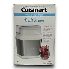 Máquina de sorvete sobremesa congelada Cuisinart ICE-31FR The Fruit Scoop comprar usado  Enviando para Brazil
