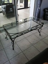 Table basse verre d'occasion  Dunes