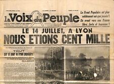 Journal politique voix d'occasion  Les Bordes