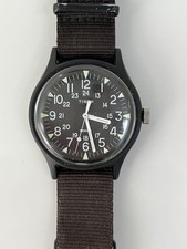 Timex black wristwatch for sale  LONDON