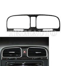 Para VW Golf 6 MK6 GTI console de fibra de carbono saída de ventilação de ar tampa acabamento 2008-2012, usado comprar usado  Enviando para Brazil