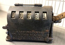 Máquina de contagem americana - Pat 1897 – Balcão mecânico antigo comprar usado  Enviando para Brazil