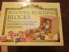 Wooden blocks set for sale  Skandia