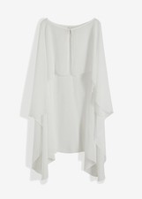 Chiffon cape wollweiß gebraucht kaufen  Deutschland