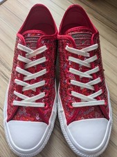 Converse red sequin for sale  SHEFFIELD