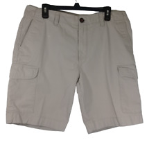 Tommy Hilfiger Men's Size 36 Cargo  Straight Leg Cotton Bone  Shorts   6 Pockets comprar usado  Enviando para Brazil