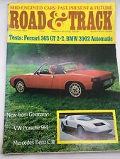 Road and Track novembro 1969 VW Porsche 914 Mercedes c 111 Ferrari 365 BMW comprar usado  Enviando para Brazil