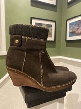 Clarks suede brown for sale  MANCHESTER