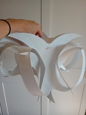 Lasercut white pendant for sale  LONDON