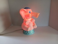 Abajur de elefante rosa vintage funcionando comprar usado  Enviando para Brazil