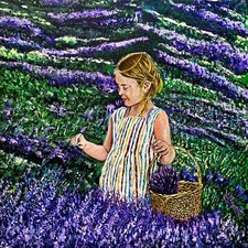 Bambina provenza acrilico usato  Reggio Calabria