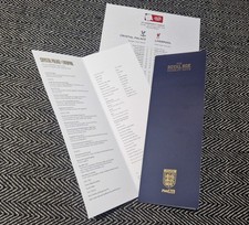 COMMUNITY SHIELD 2025 Liverpool v CRYSTAL PALACE FOLHA DE EQUIPE 10/8/25 + MENU VIP! comprar usado  Enviando para Brazil