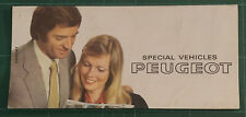 1973 peugeot brochure for sale  POOLE