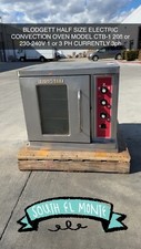 Blodgett cbt half for sale  South El Monte