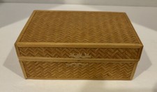 Vintage wood wicker for sale  Hopedale