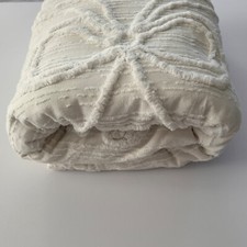 Vintage white chenille for sale  Acton