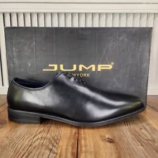 Sapatos sociais masculinos Jump New York Monaco Oxfords tamanho 7 M couro preto preppy formal comprar usado  Enviando para Brazil