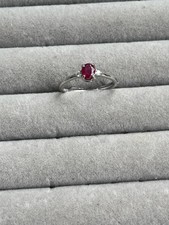 Bague argent rubis d'occasion  Aubenas