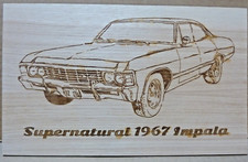 Placa de madeira sobrenatural 67 Impala pendurada na parede-arte-decoração exibição gravada comprar usado Placa de madeira sobrenatural 67 Impala pendurada na parede-arte-decoração exibição gravada comprar usado  Enviando para Brazil