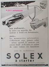 Solex advertisement starter d'occasion  Expédié en Belgium
