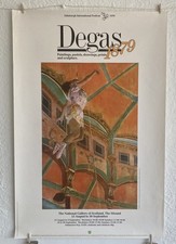 Exhibition poster degas for sale  LONDON